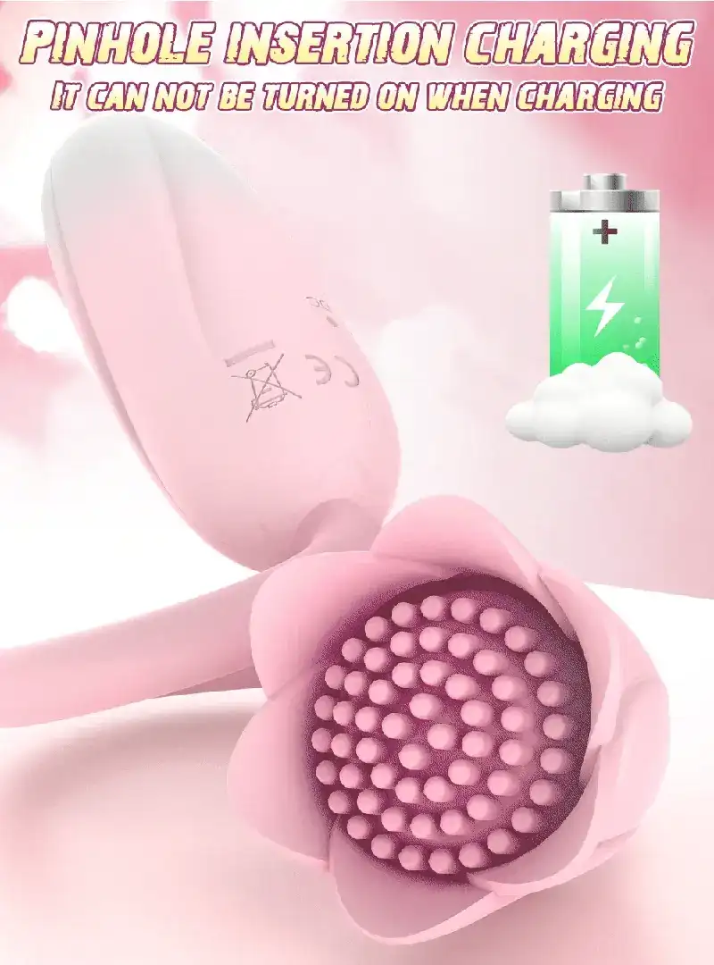 pink silicone clitoral suction toy
