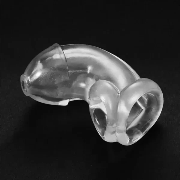 pleasure control resin chastity sleeve