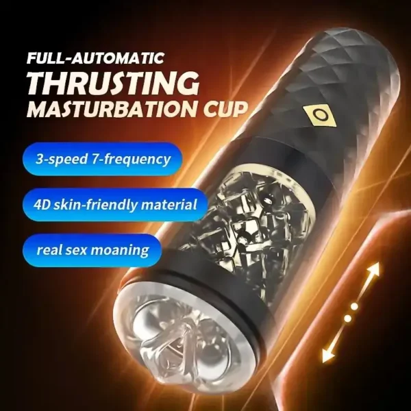 portable charging masturbator cup