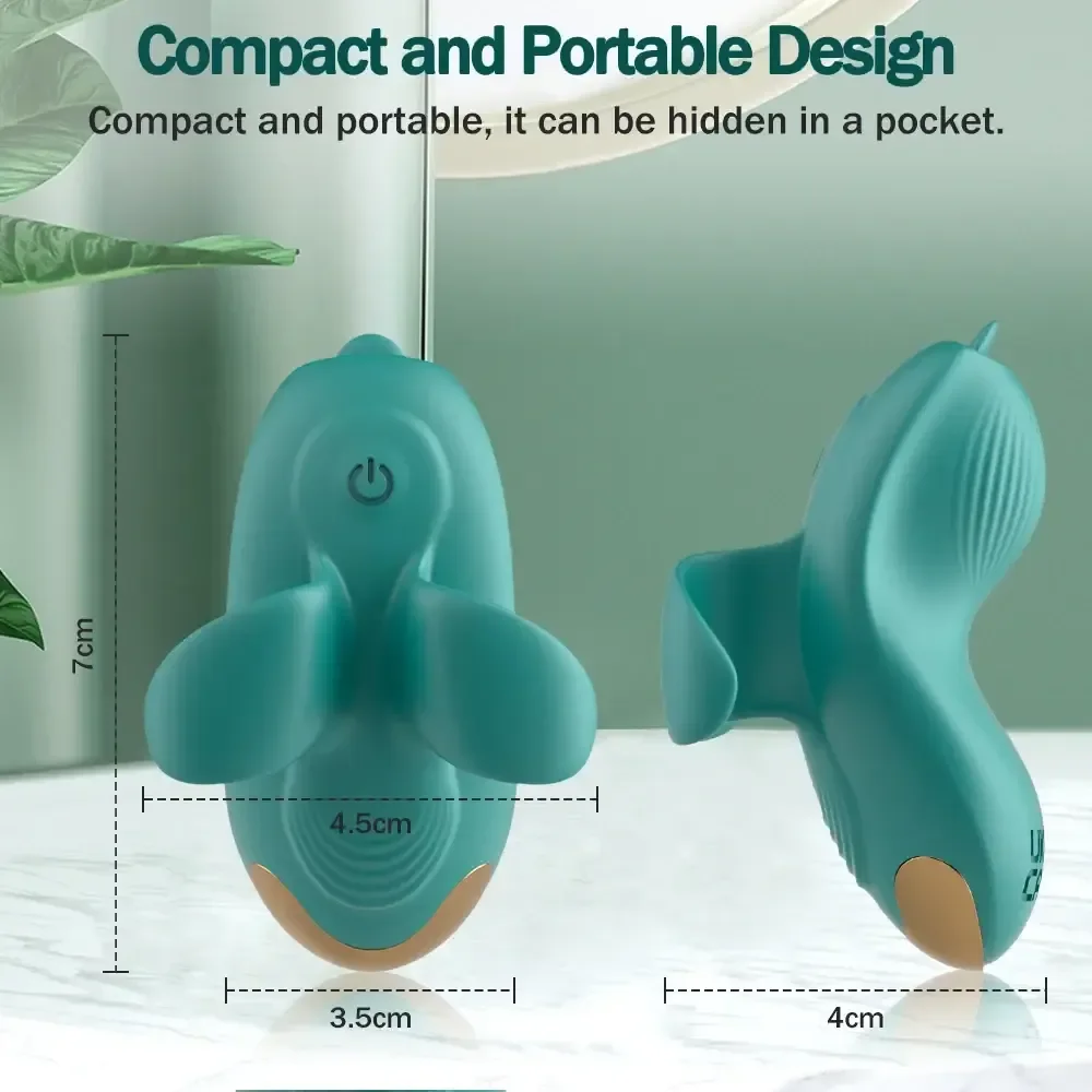 portable clitoral nipple vibrator