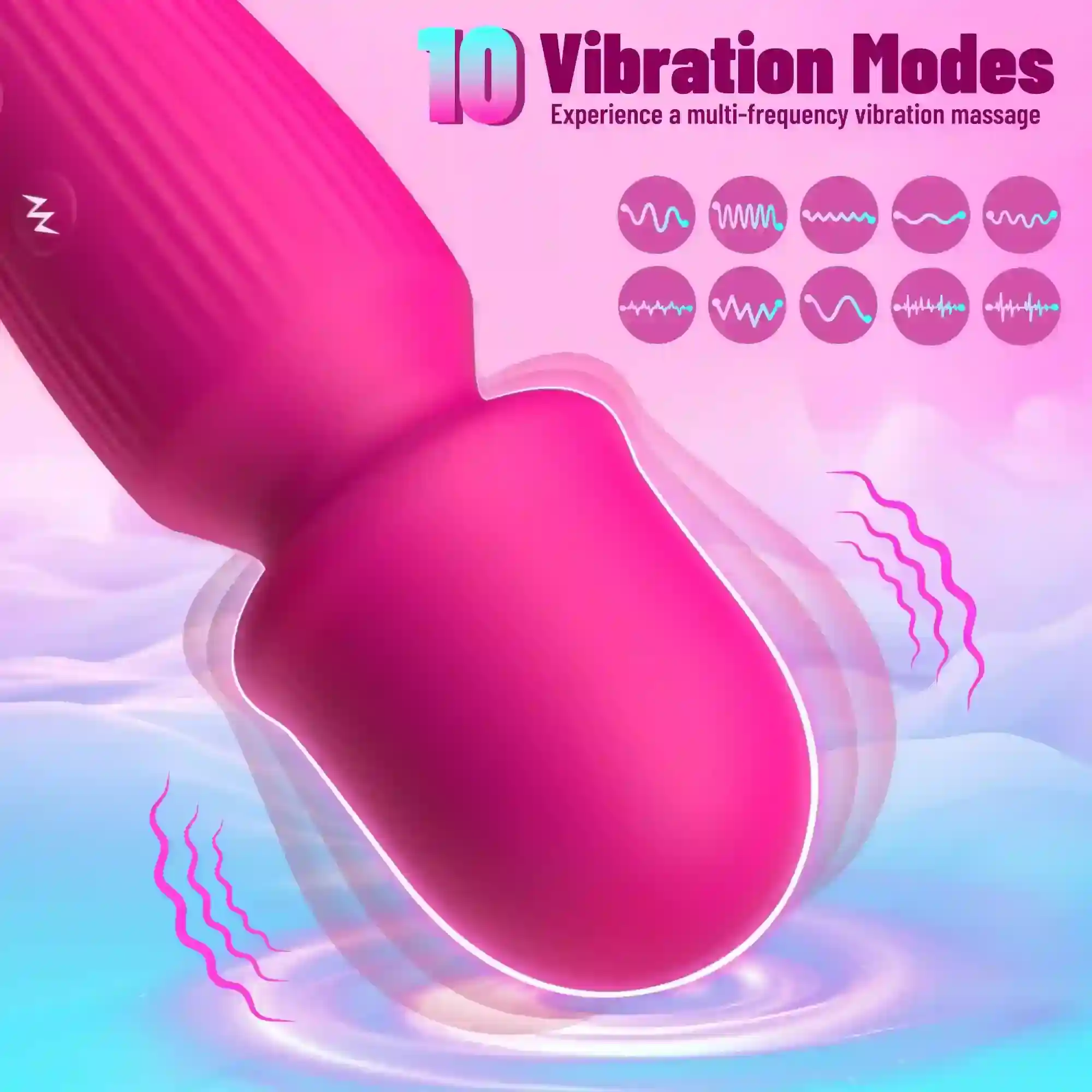 portable silicone fairy massager for travel