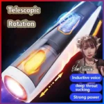 powerful heating rotating male masturbator