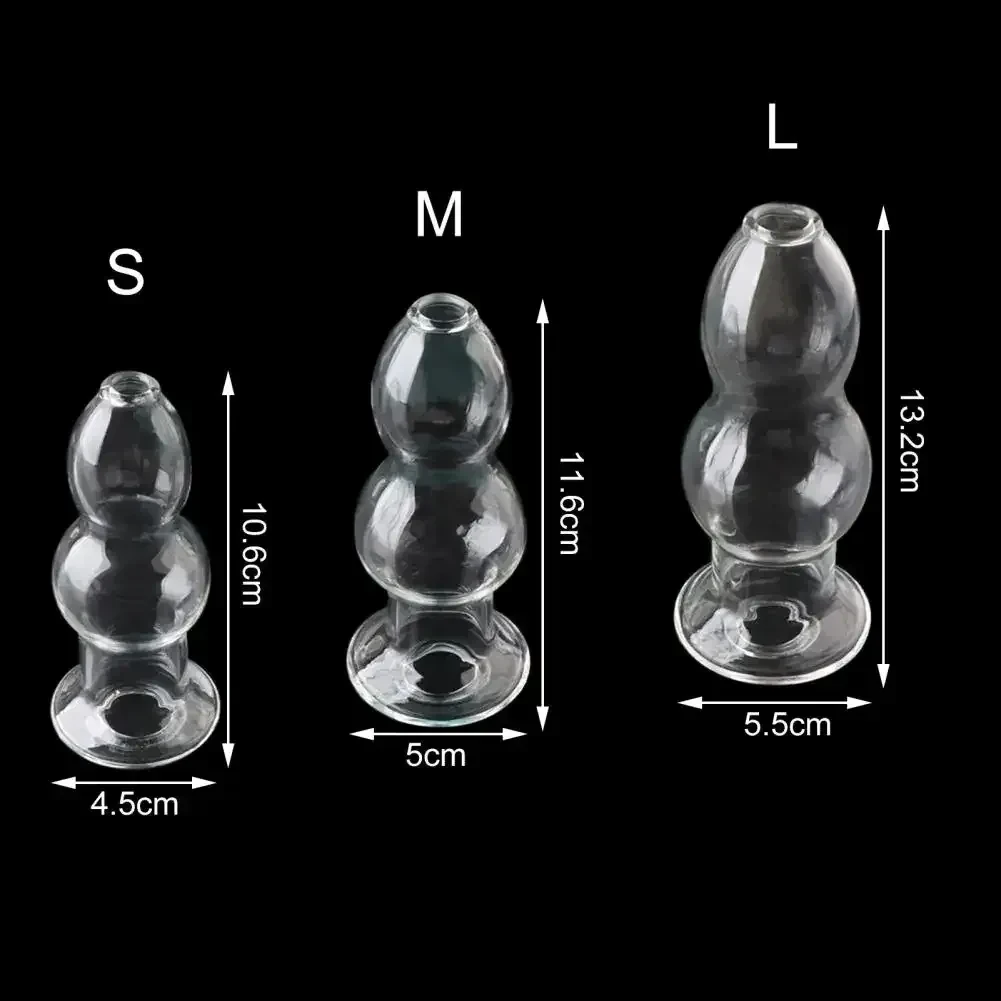 premium glass anal plug hypoallergenic