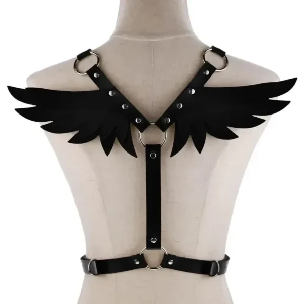 premium leather wing costume