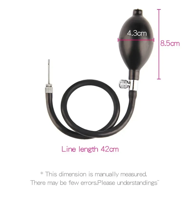 premium liquid silicone inflatable gag