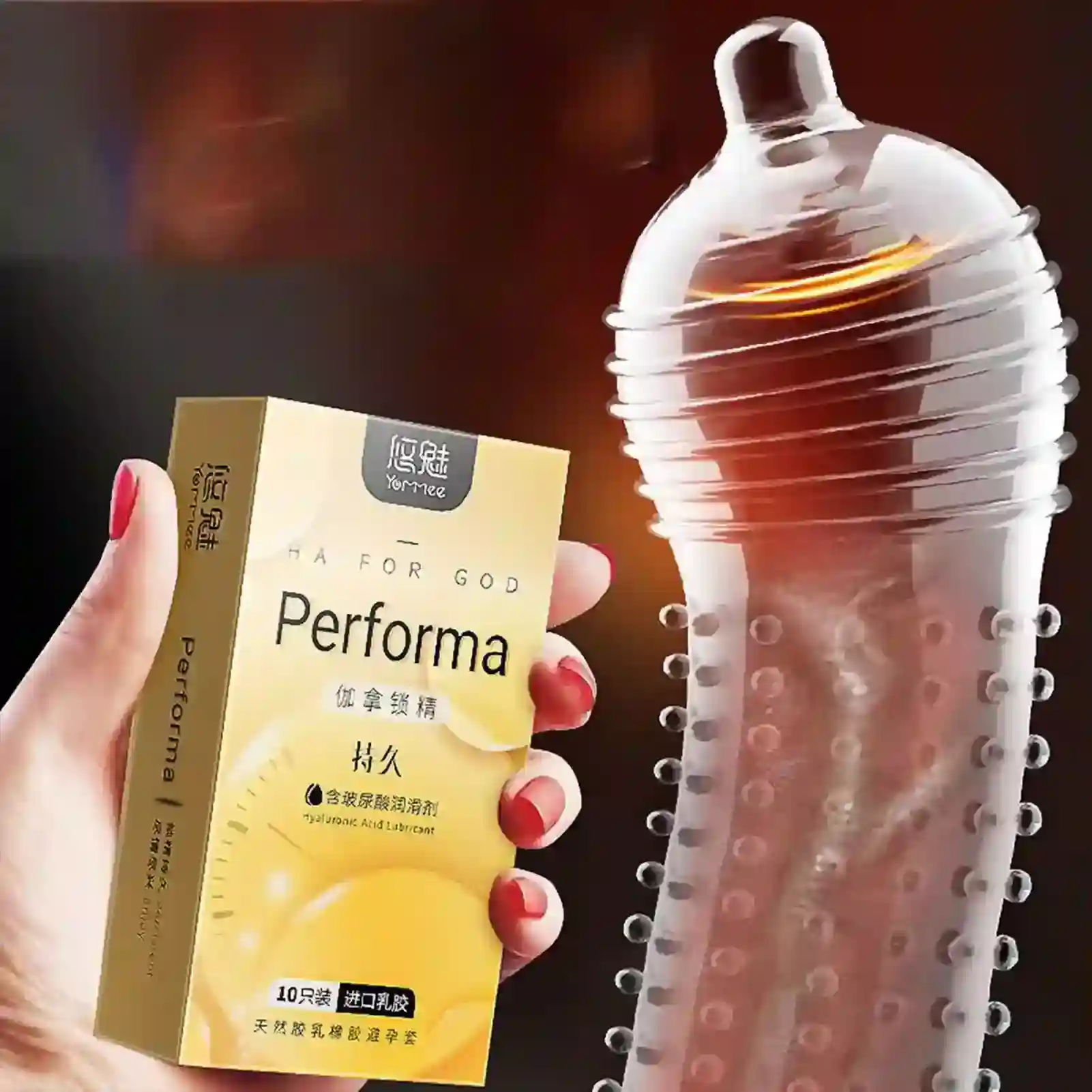 premium lubricant natural latex condoms