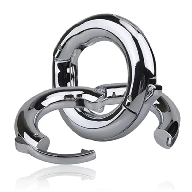 premium metal cock ring silver