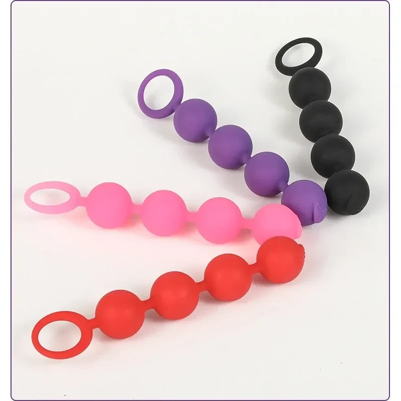 premium silicone butt plug purple