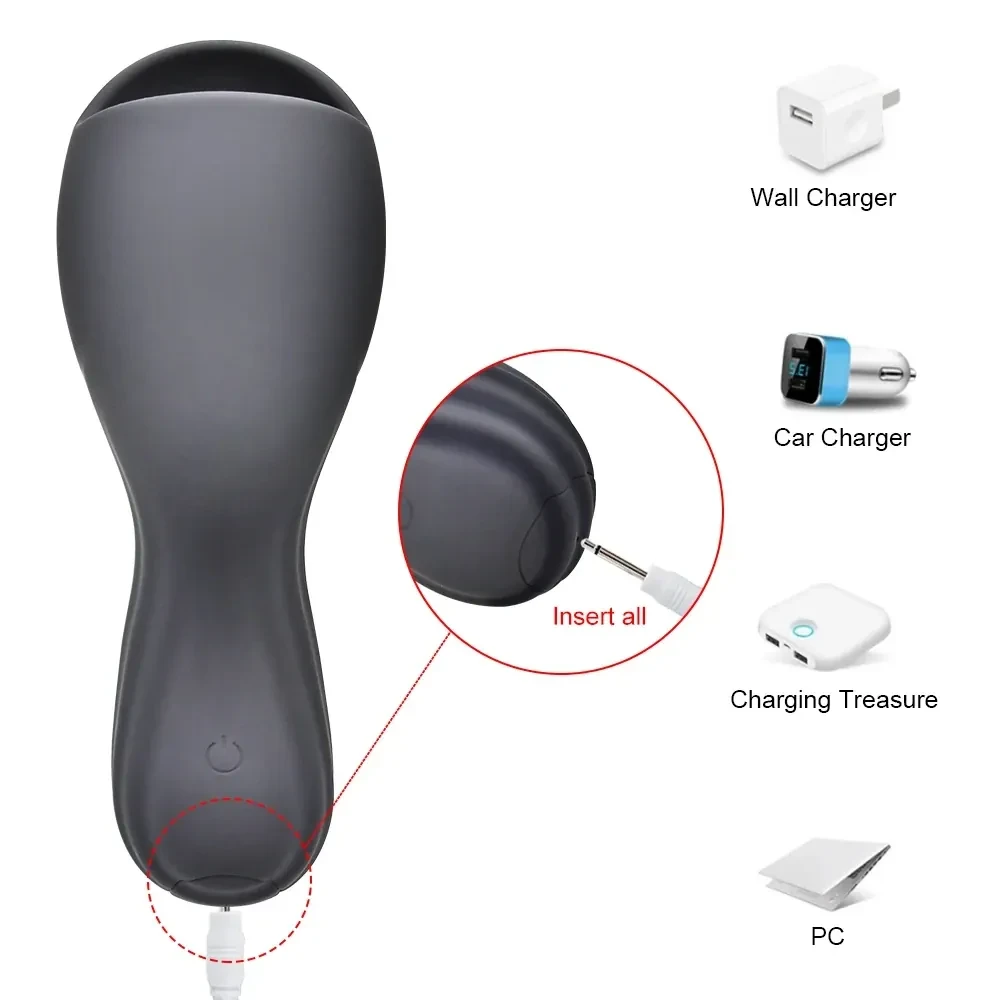 premium silicone vibrating male toy