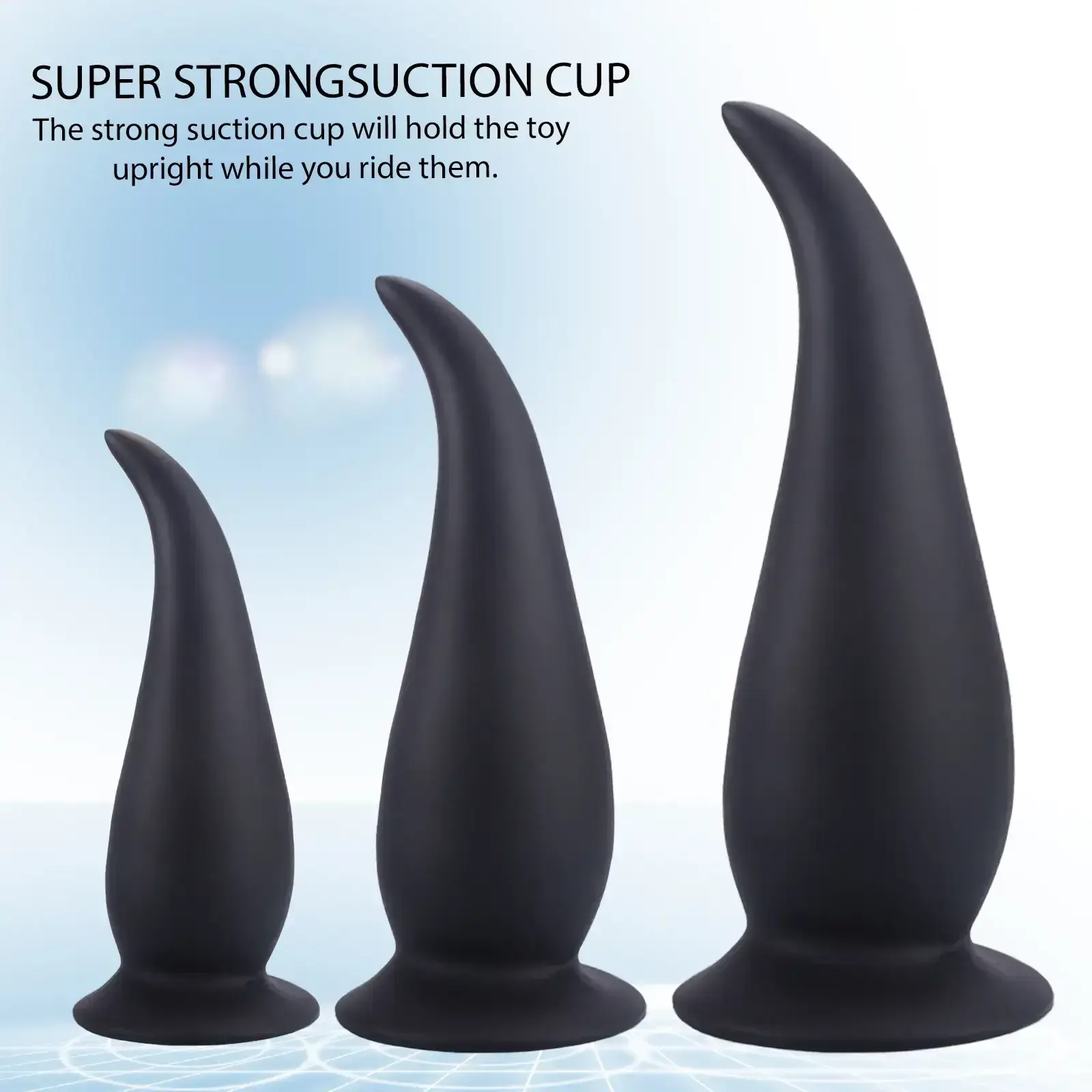progressive anal stretching silicone dilator