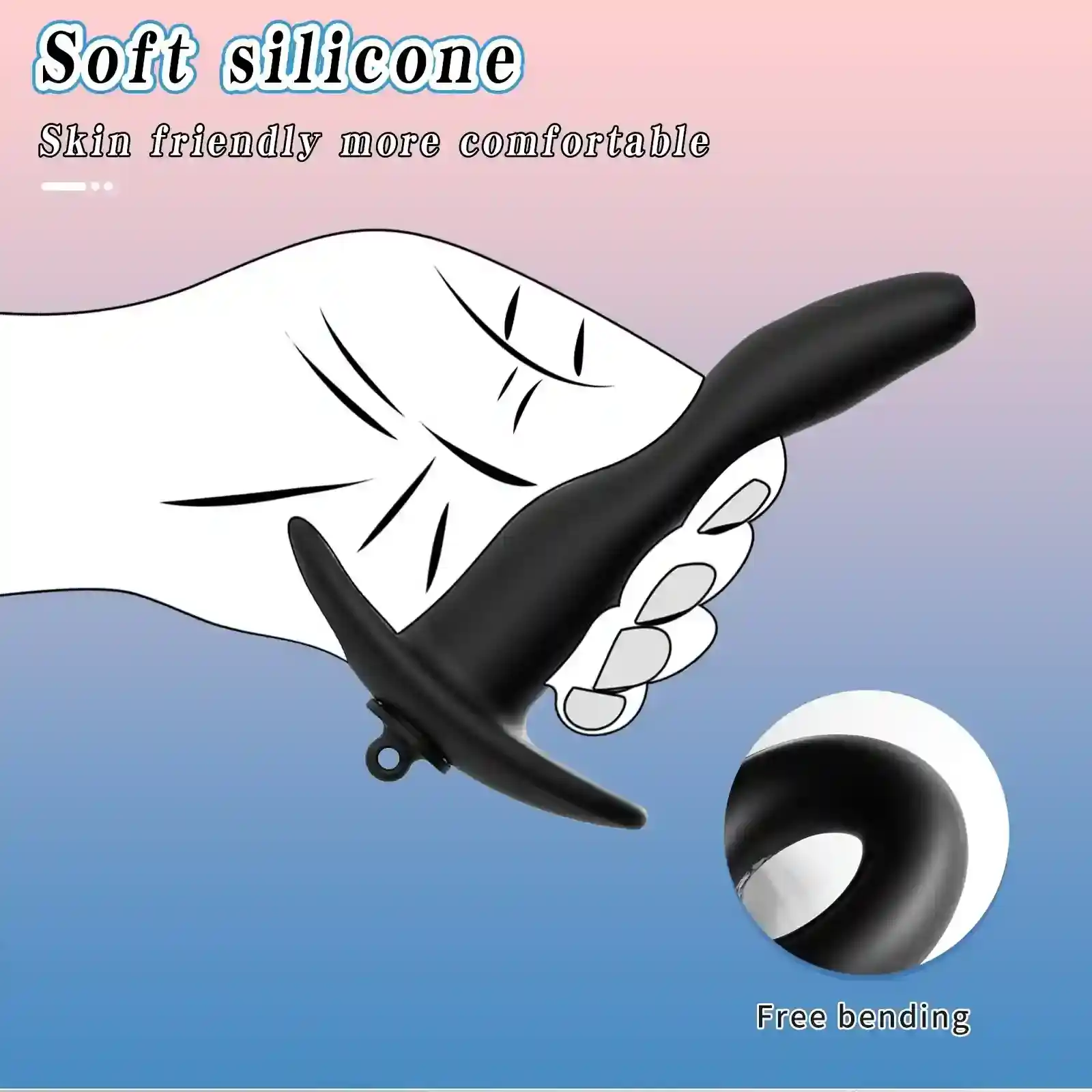 progressive dilation silicone anal plugs