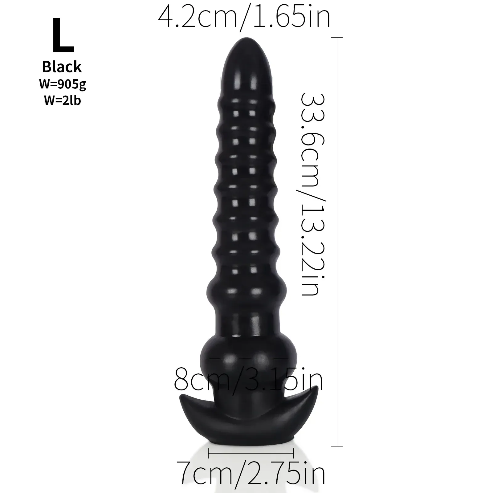 progressive sizing anal training plug