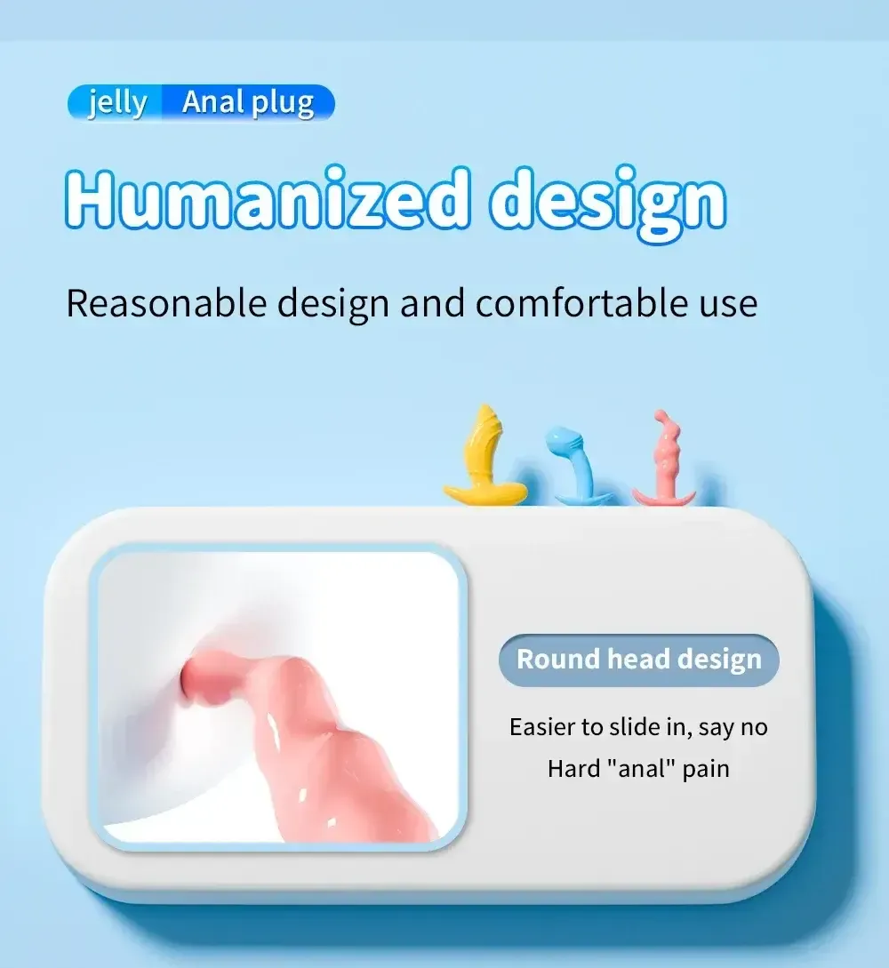 progressive sizing silicone butt plug 1