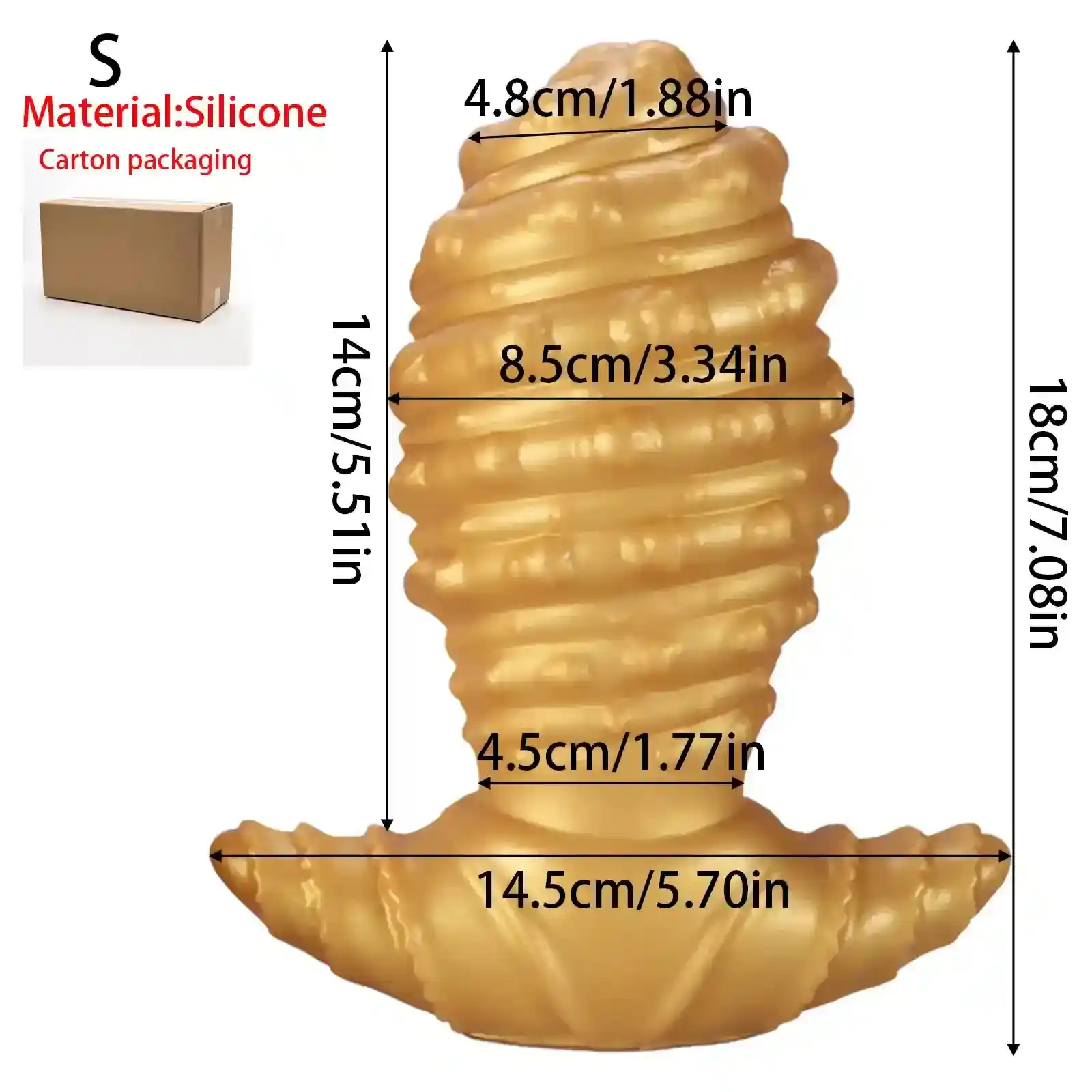 progressive training butt plug waterproof