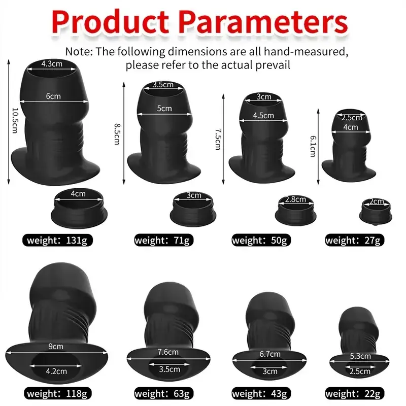 prostate massage plug hollow design