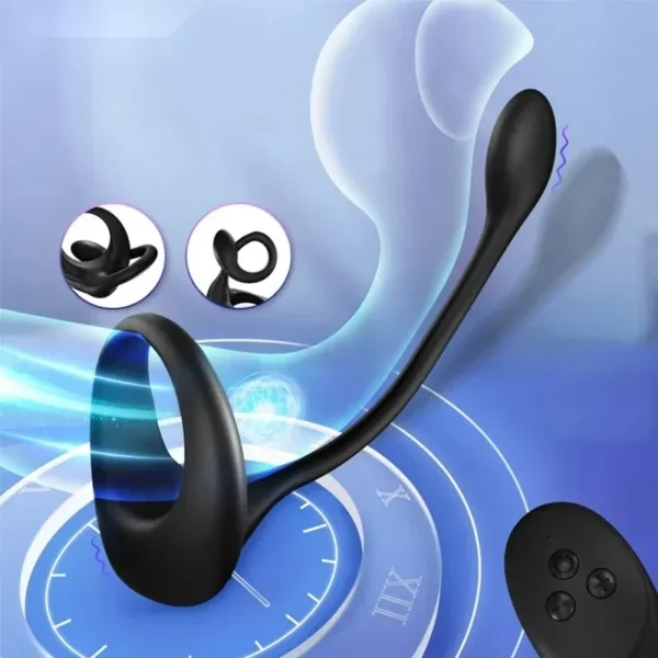 prostate massager remote controlled silicone