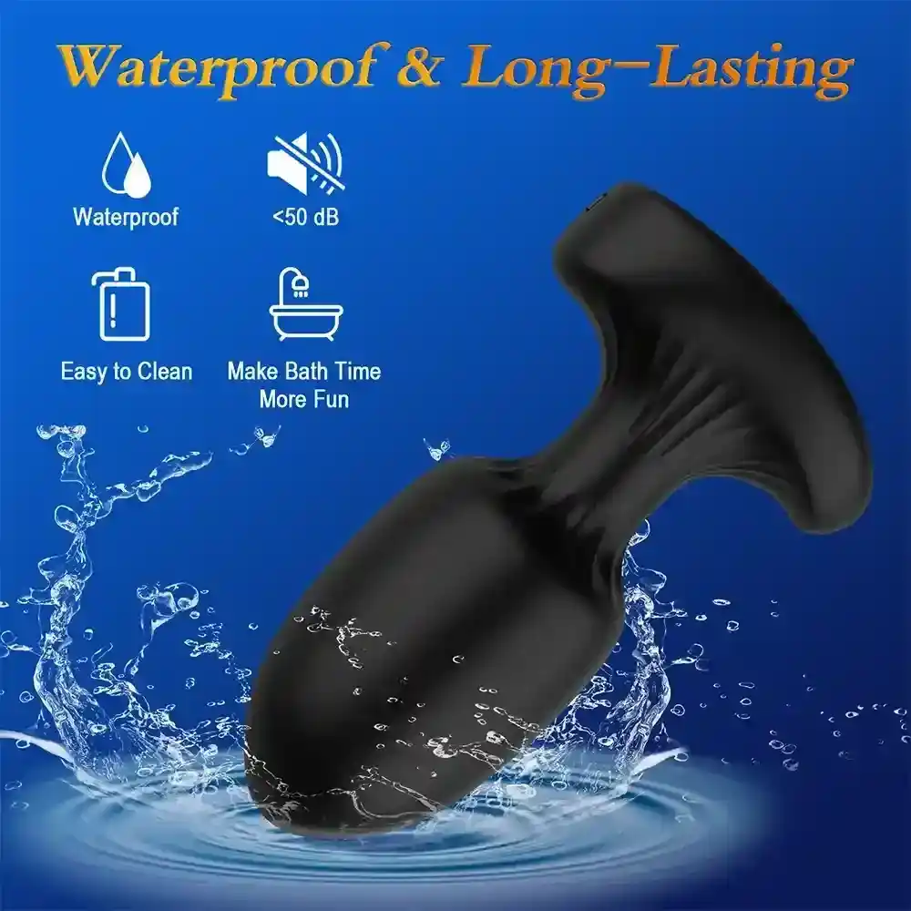prostate massager waterproof silicone