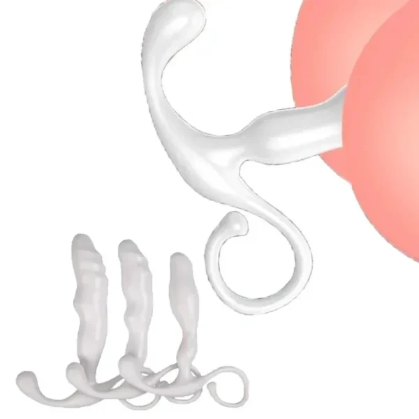 prostate massager with ergonomic shape