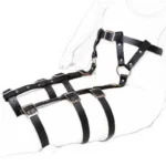 pu leather leg and body harness