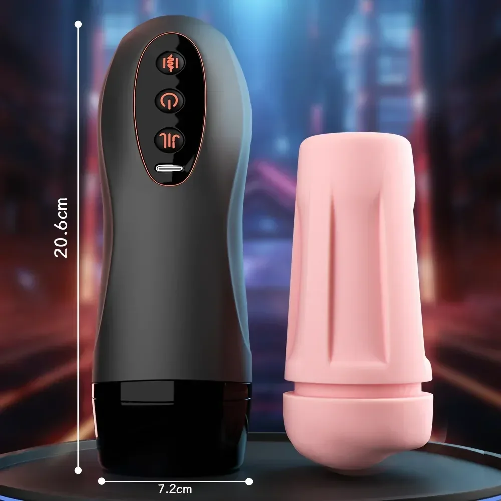 pulsating vibration tpe masturbator cup