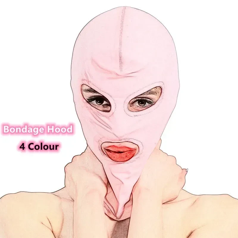 purple sensory play hood mask