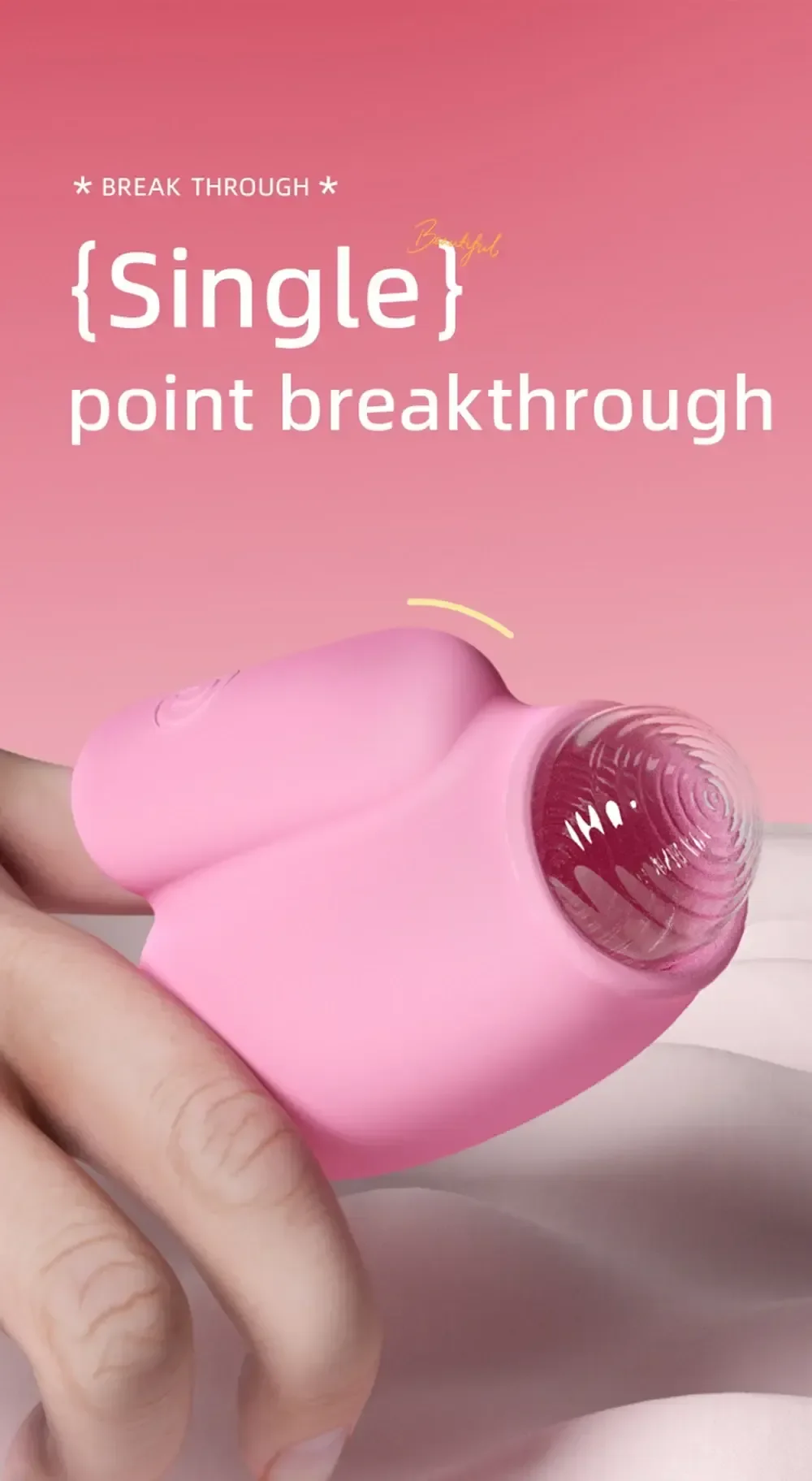 purple silicone nipple clamps vibration modes