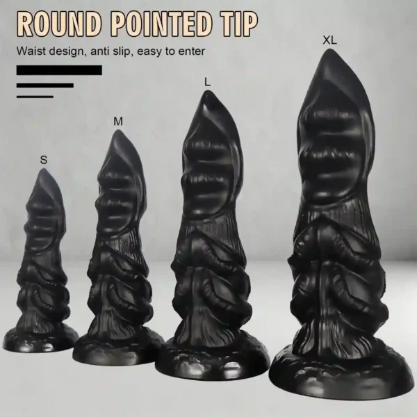 pvc anal insert textured