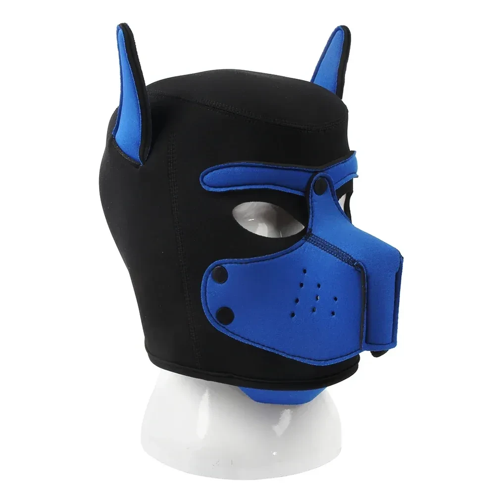 pvc full head bdsm mask