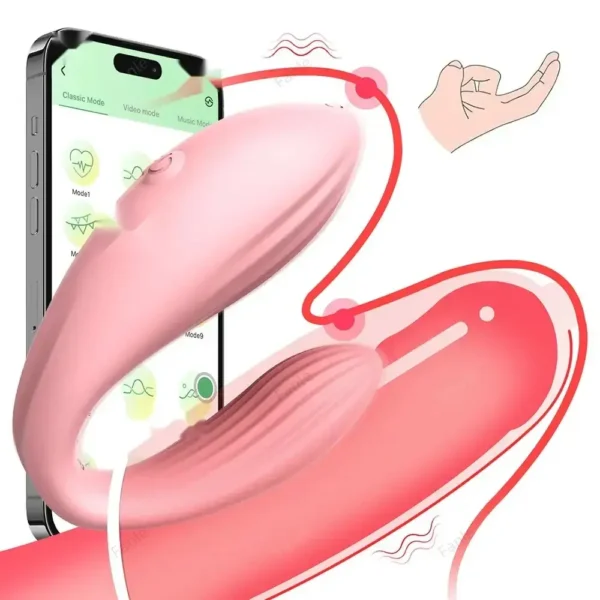 quiet app controlled silicone vibrator