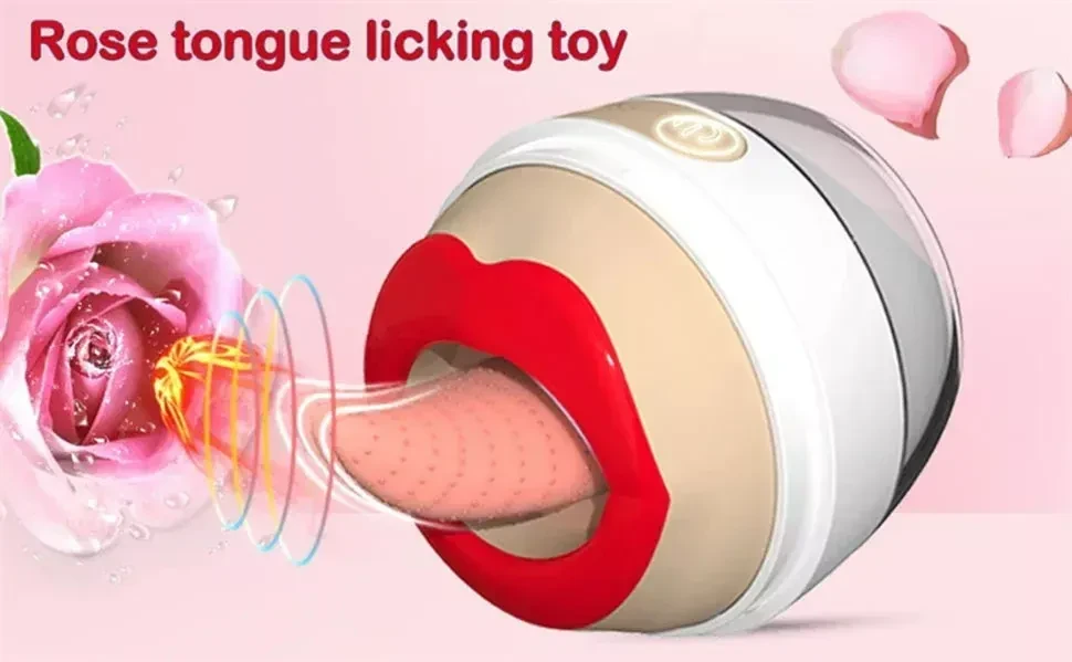quiet rose licking pleasure device