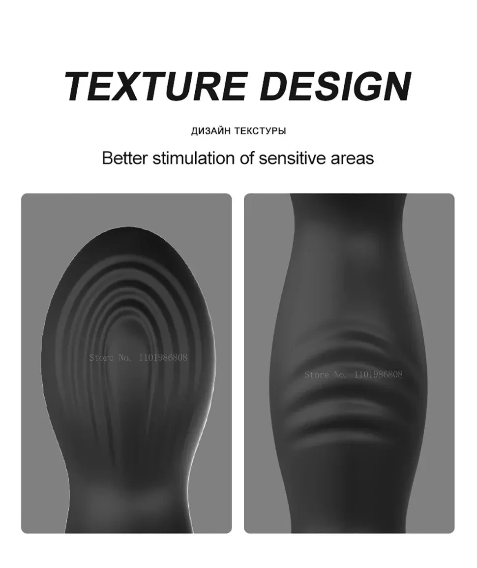 quiet silicone anal prostate dildo