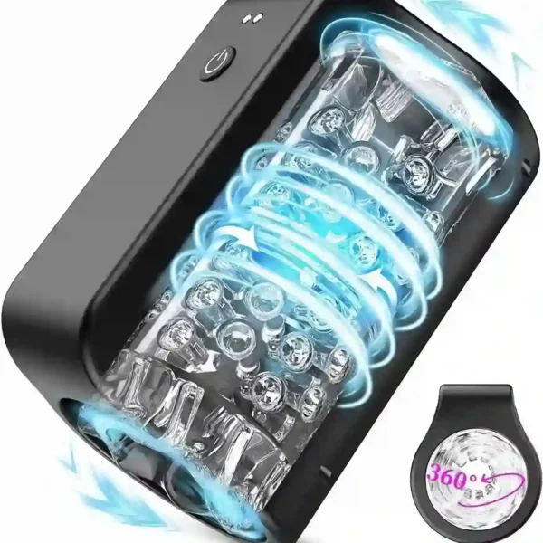 realistic 7 mode rotating masturbator