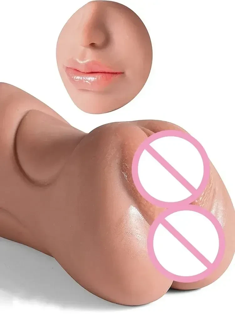 realistic anal vagina mouth sleeve