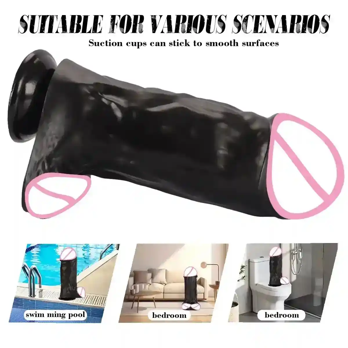 realistic meaty texture pvc dildo