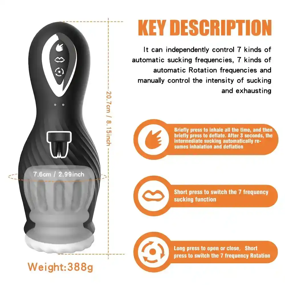 realistic oral sensation masturbator