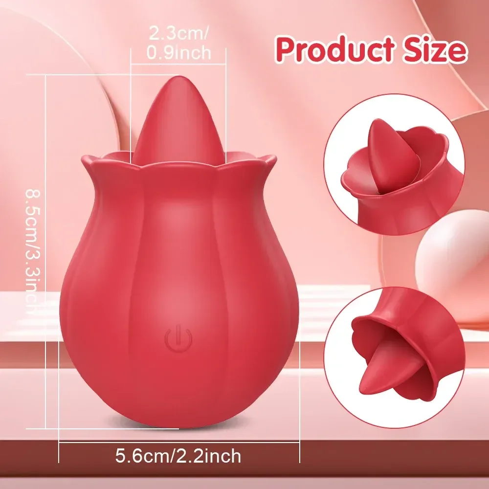 realistic tongue licking vibrator soft silicone
