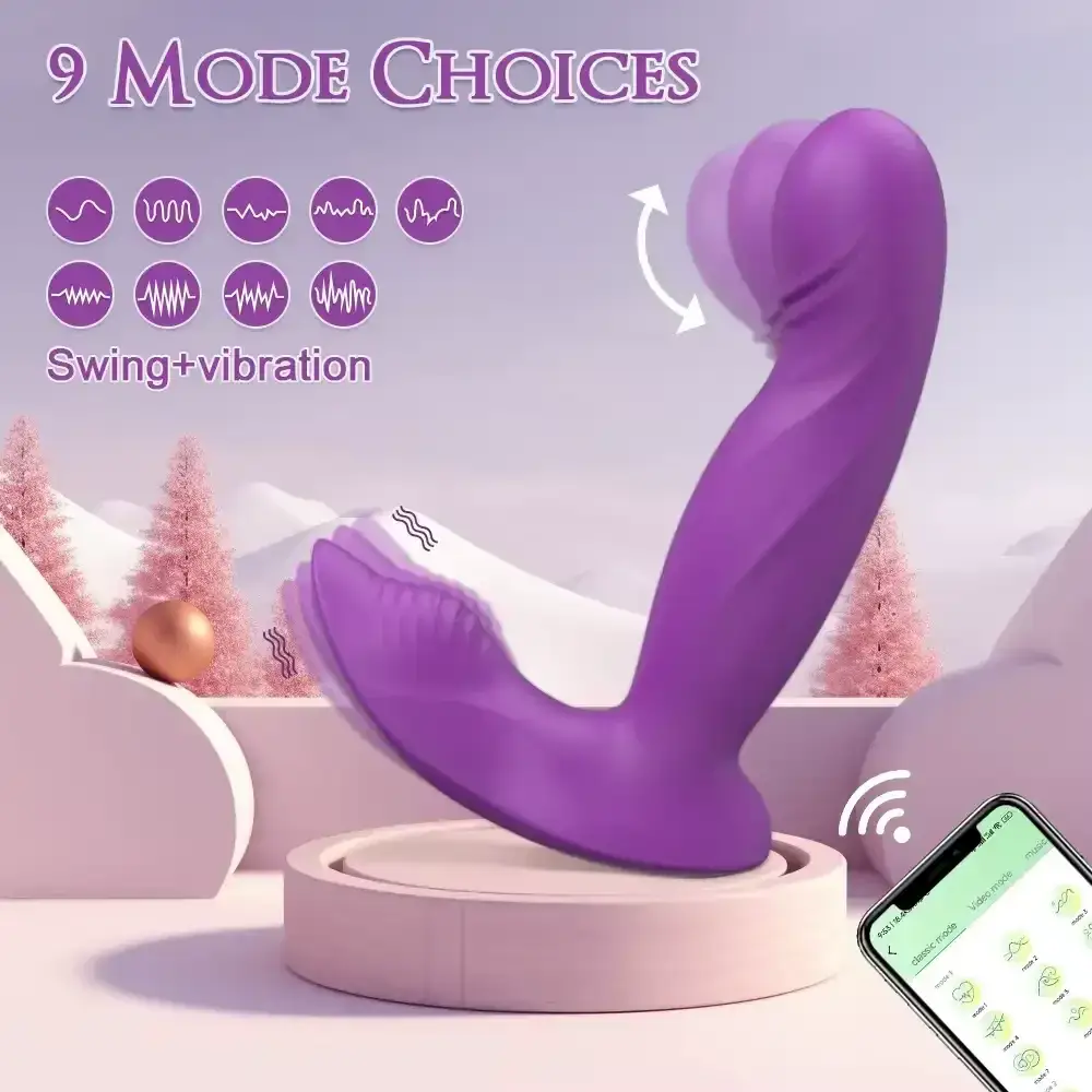 rechargeable app control vibrator