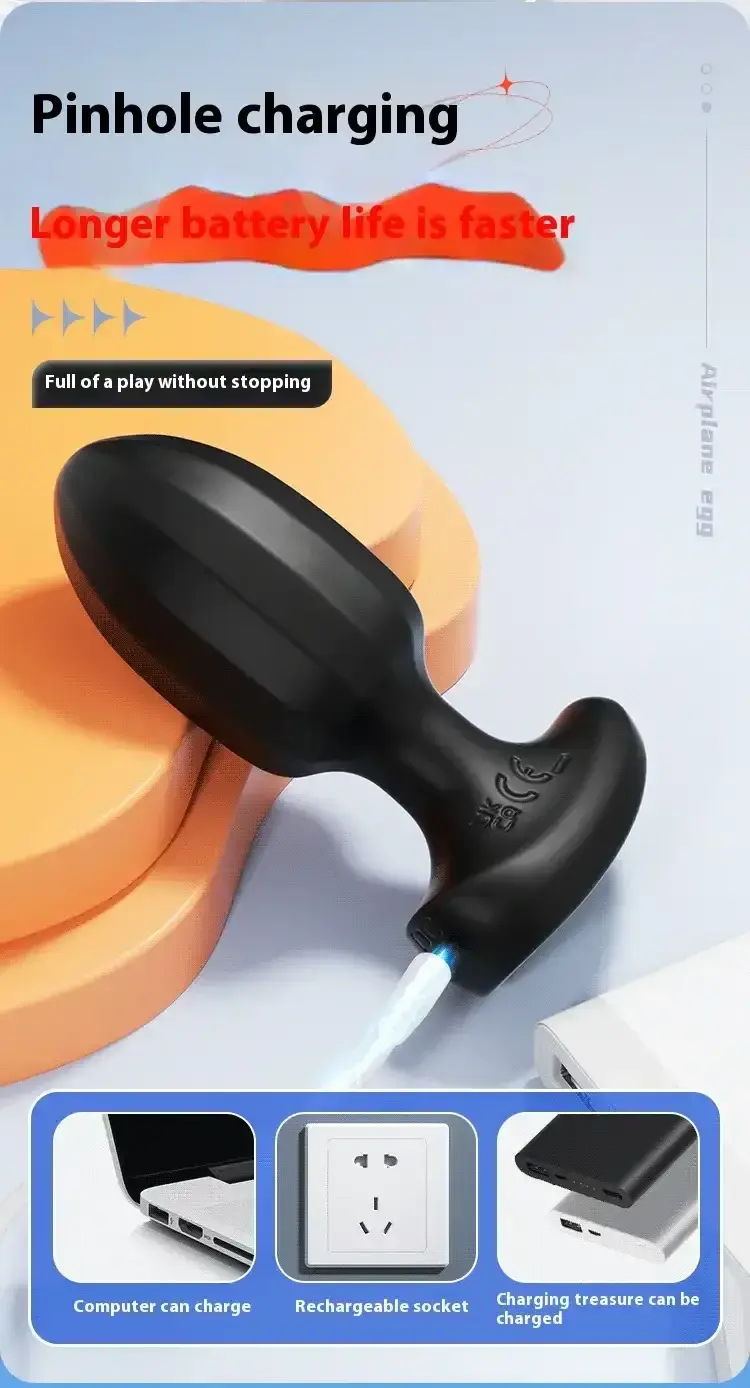 rechargeable app controlled prostate plug