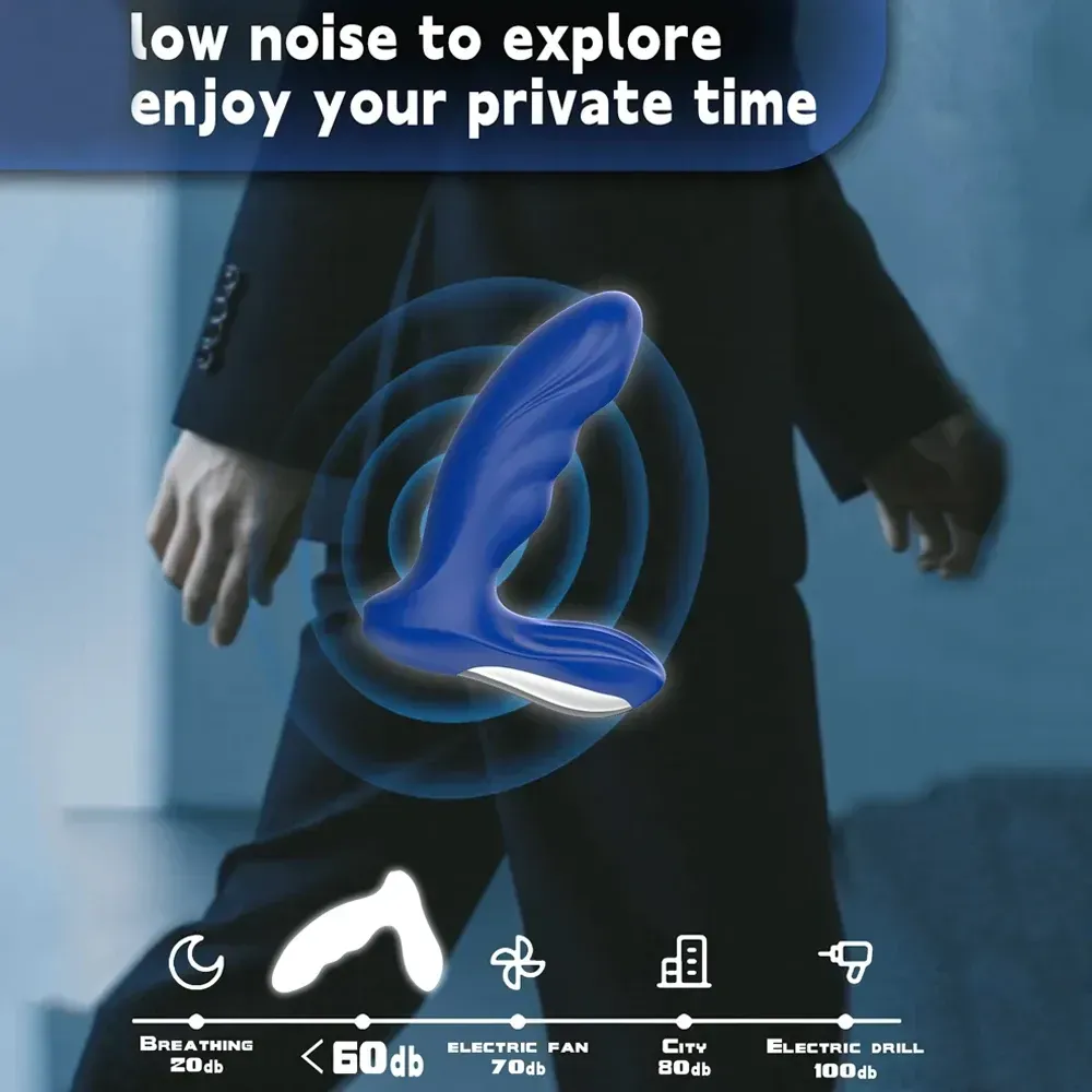 rechargeable app controlled prostate vibrator