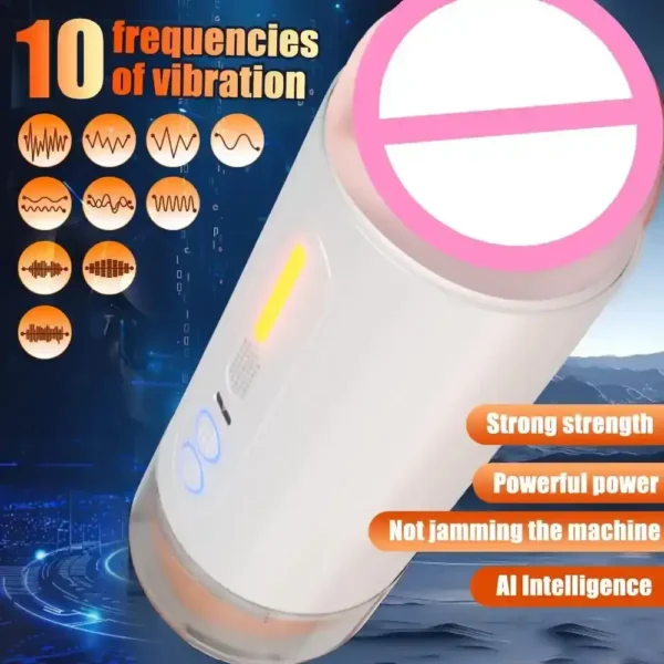 rechargeable automatic heating masturbator