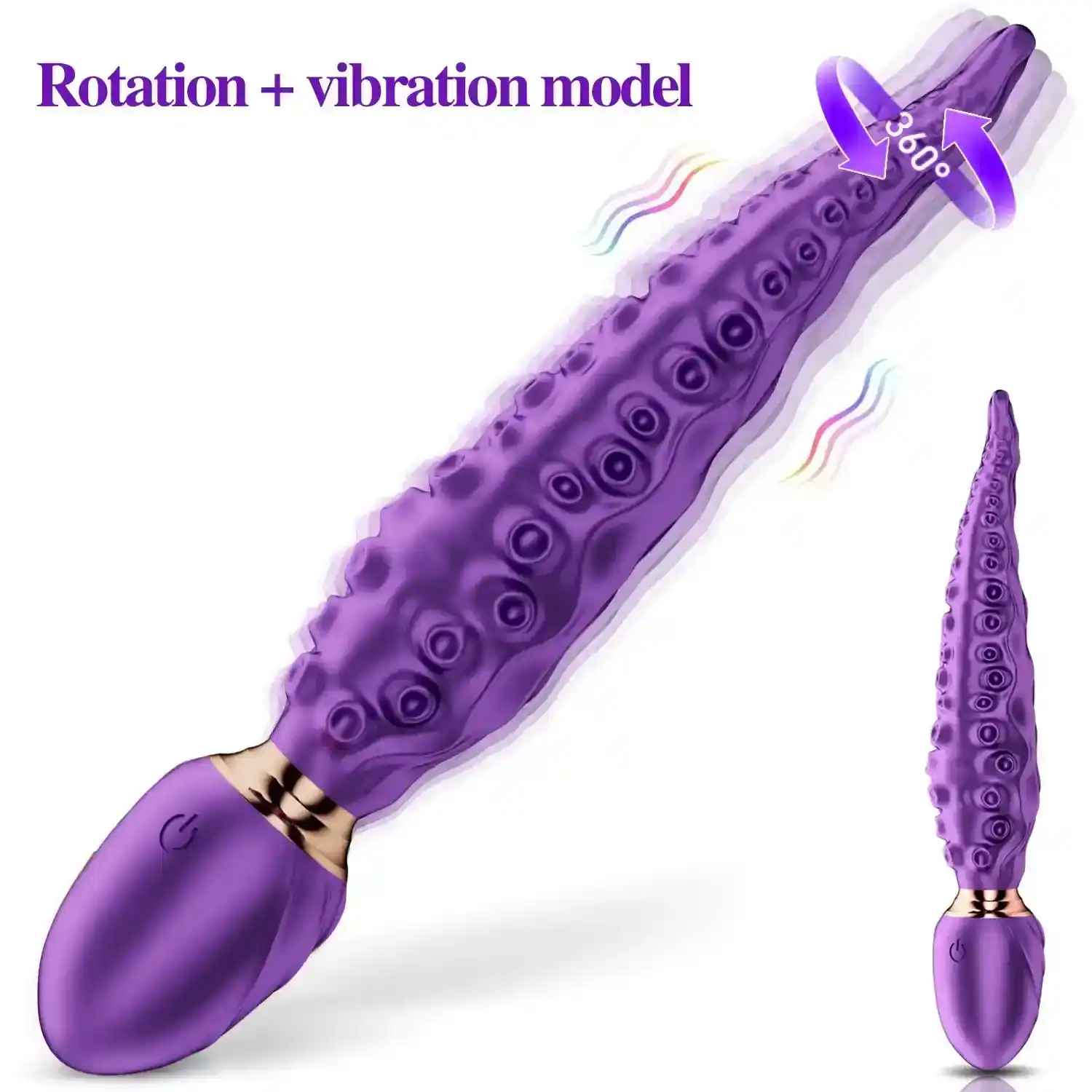 rechargeable dual head octopus massager