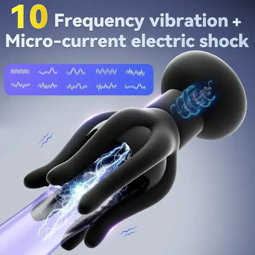 rechargeable glans vibrator for men