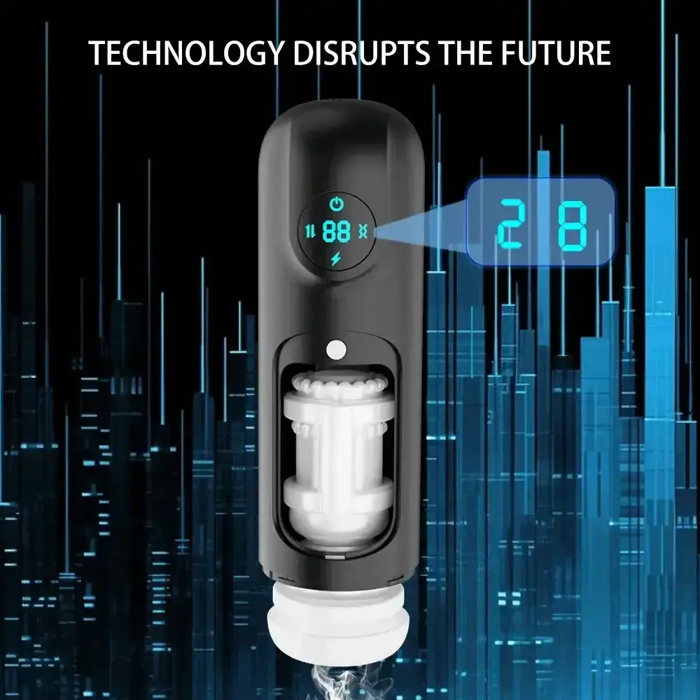 rechargeable heating male masturbator