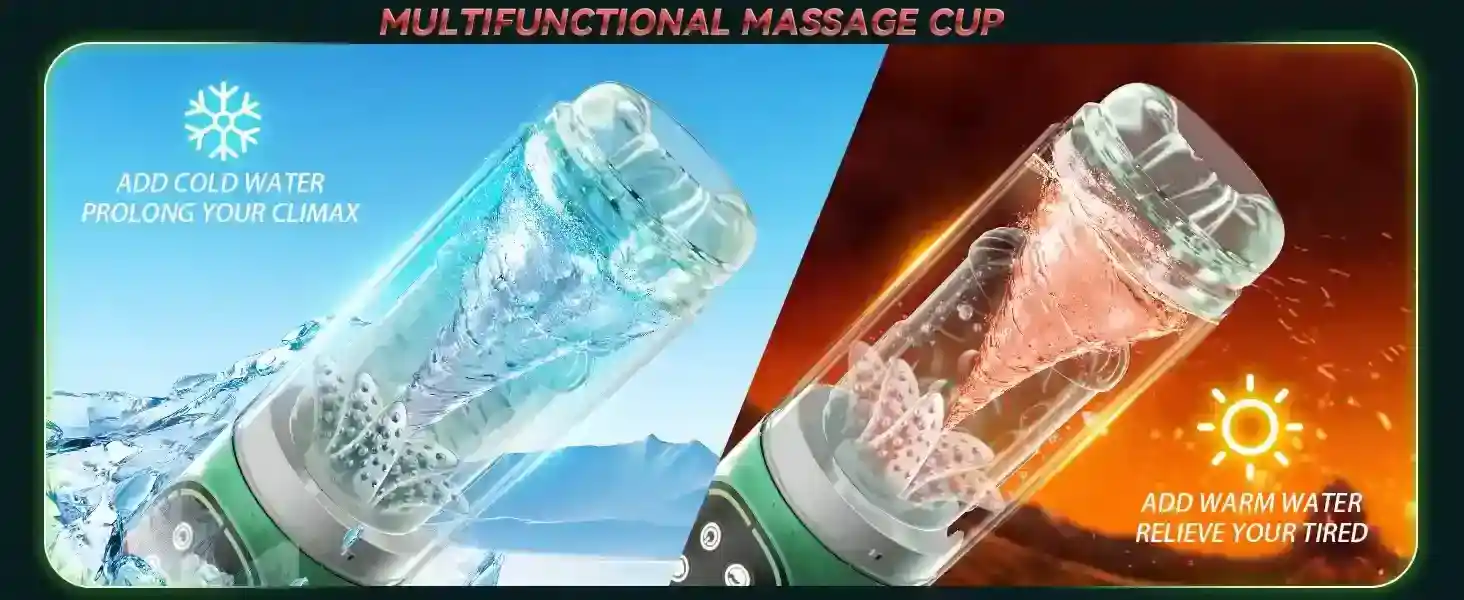 rechargeable male masturbator device