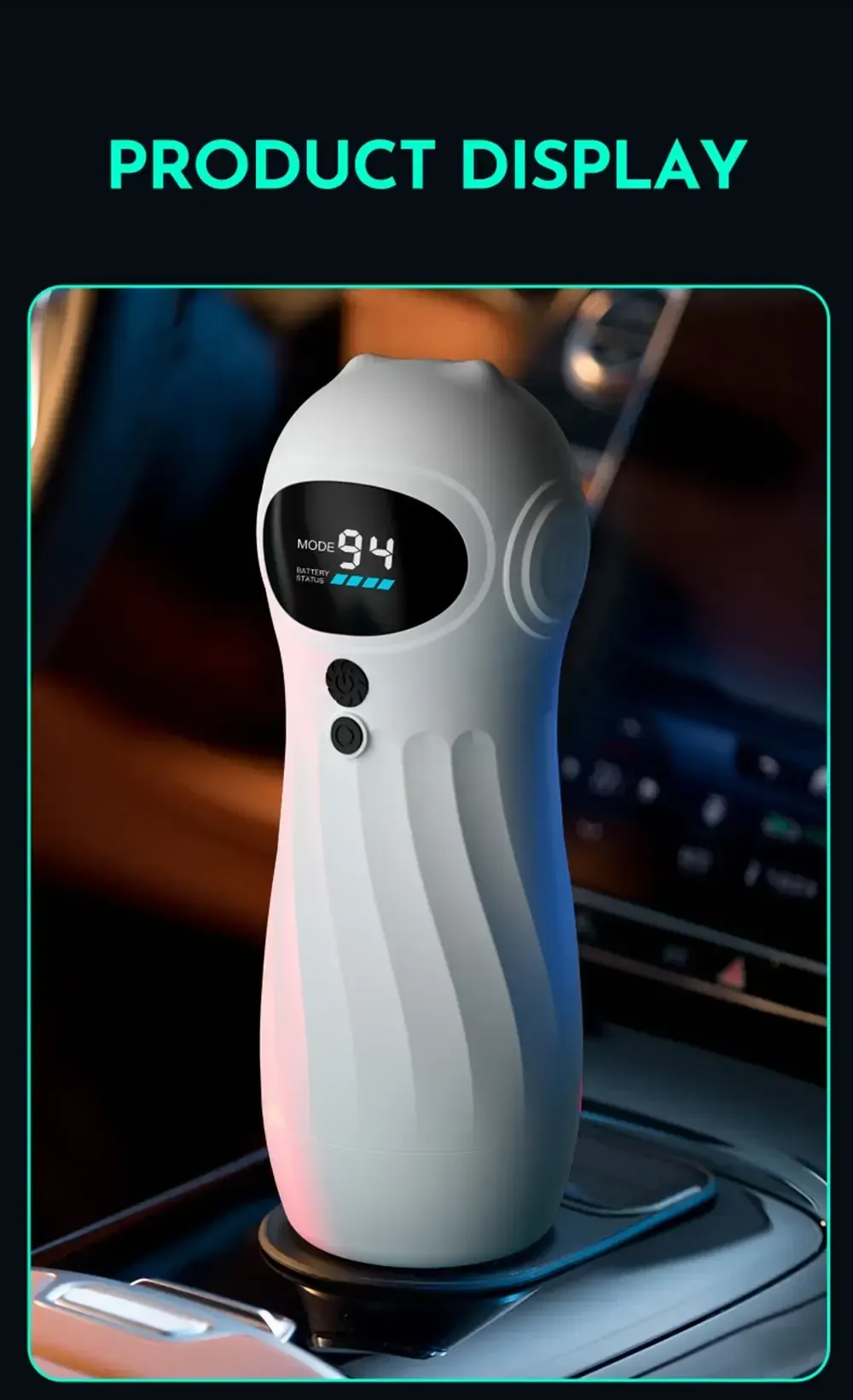 rechargeable male pleasure cup abs