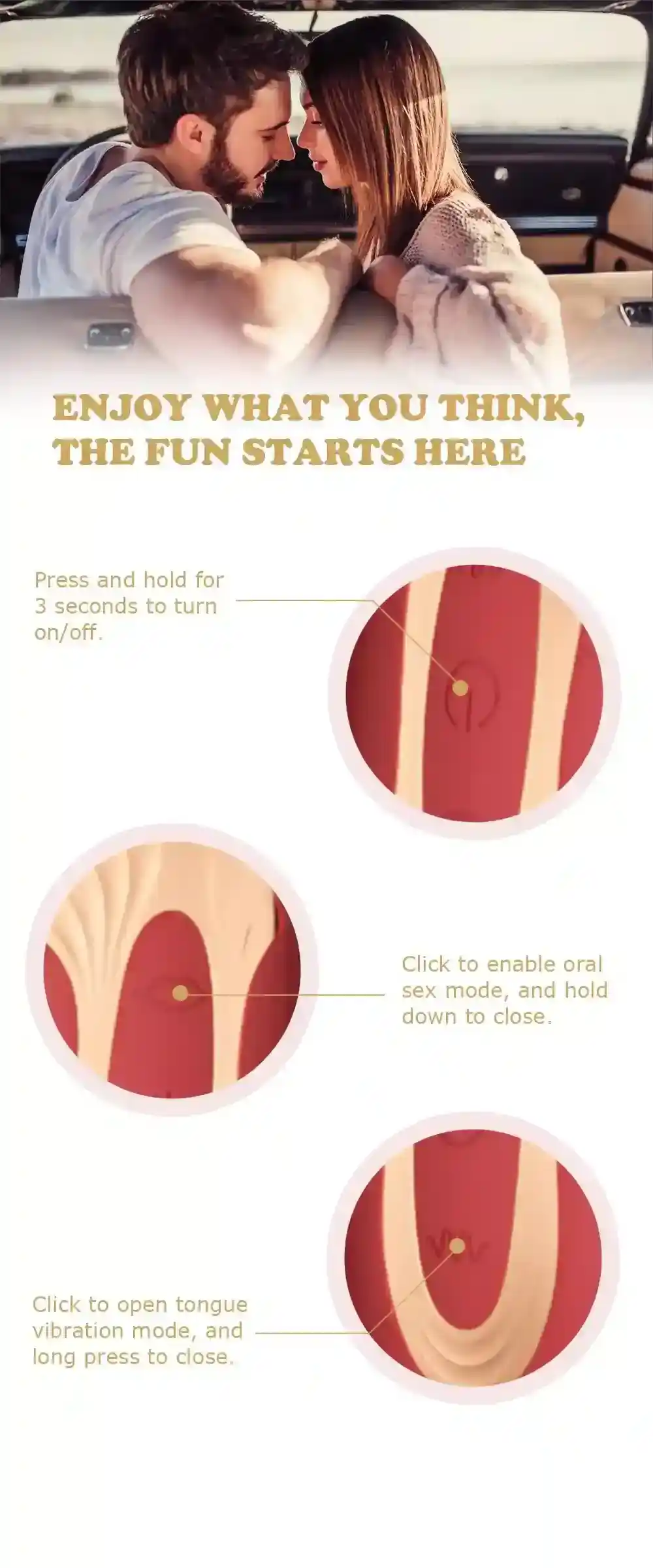 rechargeable oral sex toy