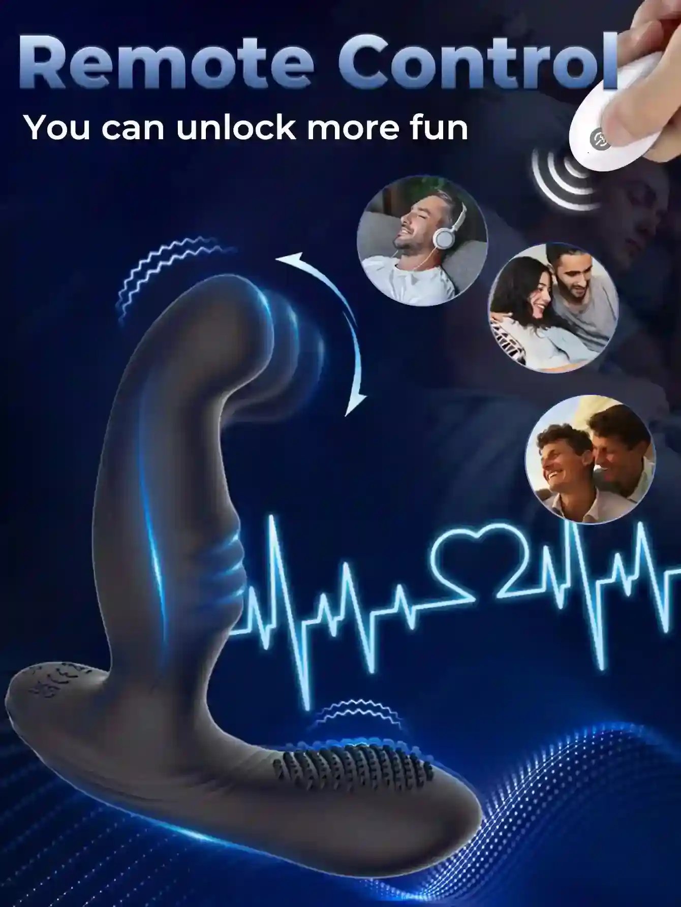 rechargeable prostate stimulator silicone
