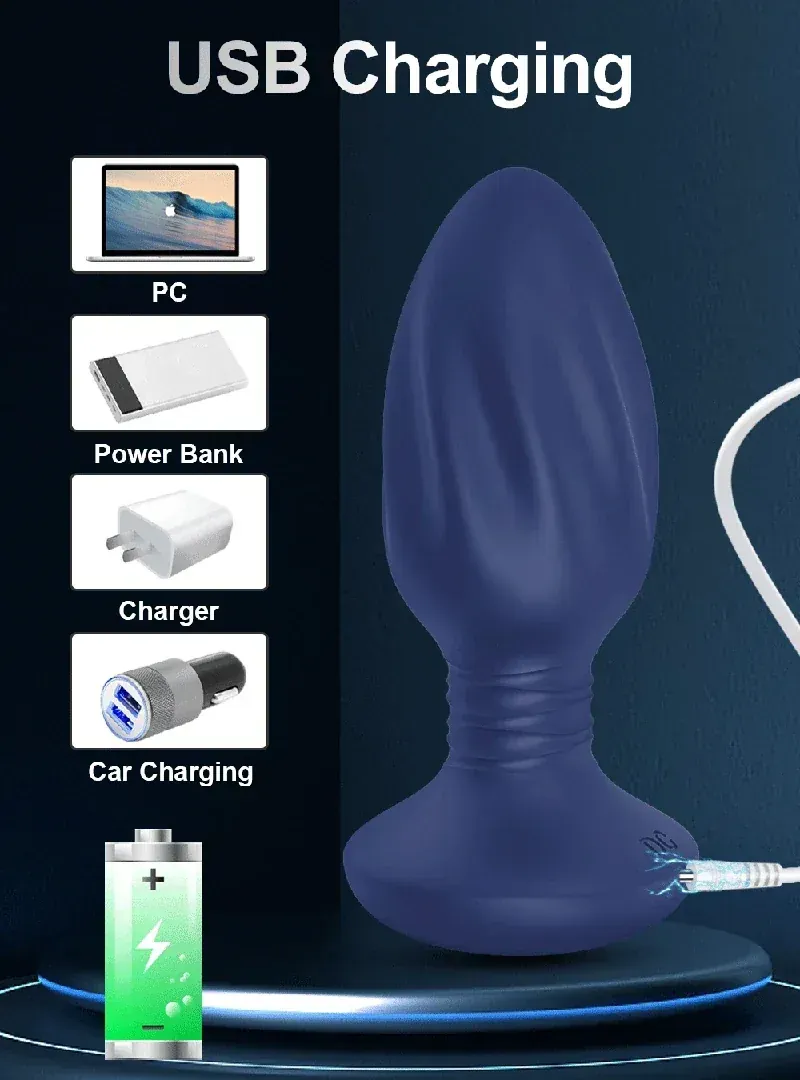 rechargeable silicone prostate massager 1