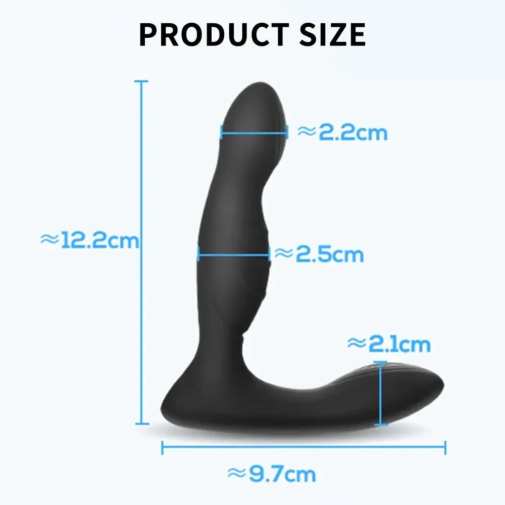 rechargeable silicone prostate vibrator