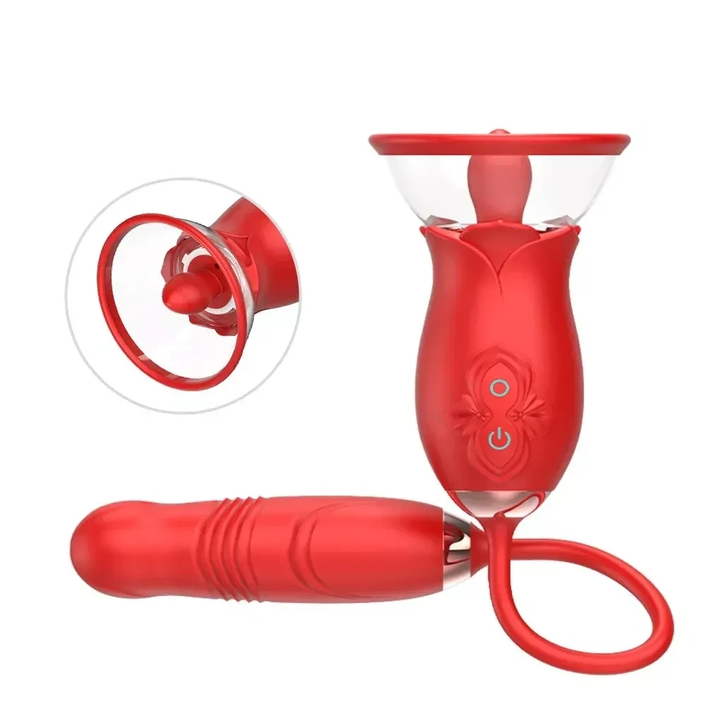 rechargeable silicone rose vibrator women